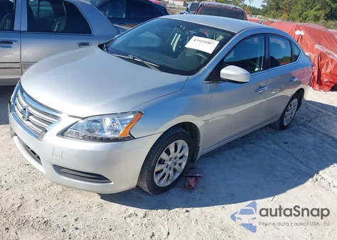 2014 Nissan Sentra S из США, поврежденный, VIN 3N1AB7AP1EL678742